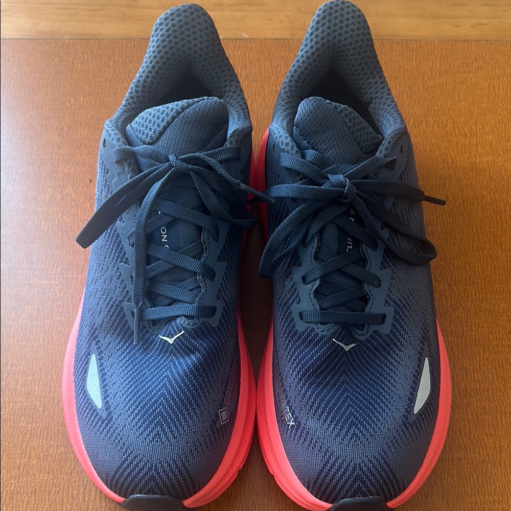 Hoka Clifton 9 Women's Sneakers in Blue & Pink size 9 - Picture 6 of 14